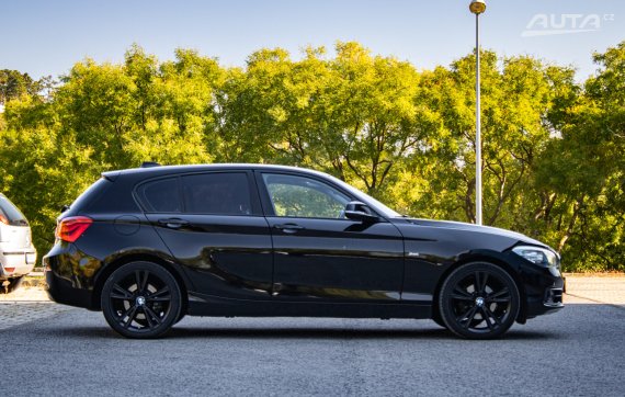 BMW Rad 1 116i Sport Line, 80kW, M6, 5d. / AJ NA SPLÁTKY / PROTIÚČET / 2015 černá