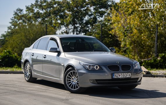 BMW Rad 5 523i A/T E60, 140kW, A6 / AJ NA SPLÁTKY / PROTIÚČET / 2007 šedá