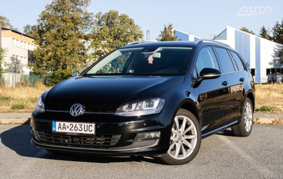 Volkswagen Golf Variant 2.0 TDI DSG, 110kW (2015) / AJ NA SPLÁTKY / PROTIÚČET / 2015 - hlavní pohled