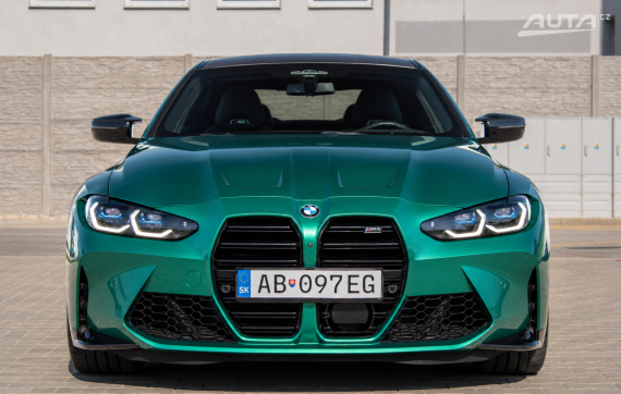 BMW M4 Competition RWD Carbon Laser, 375kW, A8 / AJ NA SPLÁTKY / PROTIÚČET / 2023 zelená