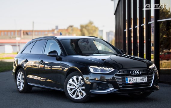 Audi A4 Avant 40 2.0 TDI mHEV S tronic / 150kW / A7 / ZÁRUKA / AJ NA SPLÁTKY / PROTIÚČET 2021 černá