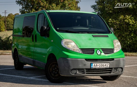 Renault Trafic Furgon 2.0 dCi 115k L2H1P2, 84kW, M6 / AJ NA SPLÁTKY / PROTIÚČET / 2011 zelená