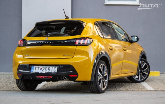 Peugeot 208 1.2 PureTech GT-Line 74kW MT/6 2020 / AJ NA SPLÁTKY / PROTIÚČET 2020 žlutá