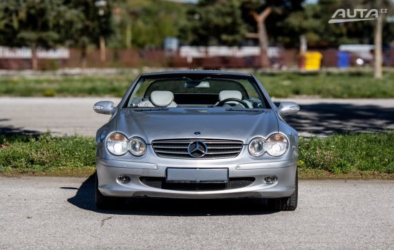 Mercedes-Benz SL 350 V6 180kW / 245k 2004 RWD AT / AJ NA SPLÁTKY / PROTIÚČET 2004 stříbrná metalíza
