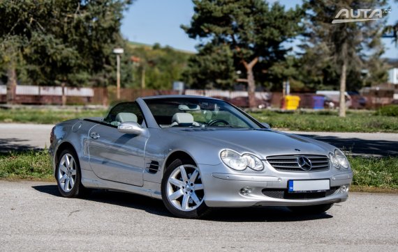 Mercedes-Benz SL 350 V6 180kW / 245k 2004 RWD AT / AJ NA SPLÁTKY / PROTIÚČET 2004 stříbrná metalíza