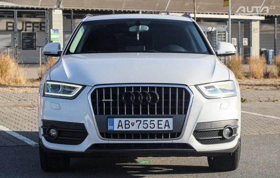 Audi Q3 2.0 TDI quattro, 103kW (2013) / AJ NA SPLÁTKY / PROTIÚČET / 2013 bílá