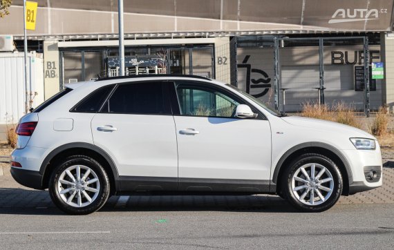 Audi Q3 2.0 TDI quattro, 103kW (2013) / AJ NA SPLÁTKY / PROTIÚČET / 2013 bílá