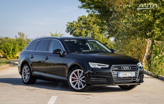 Audi A4 Avant 3.0 TDI Design quattro S tronic, 160 kW, A7 / AJ NA SPLÁTKY / PROTIÚČET / 2016 černá