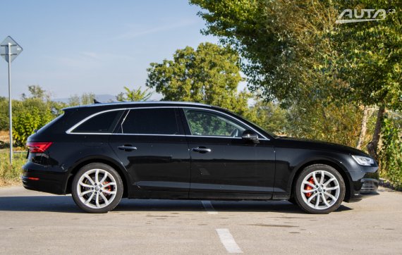 Audi A4 Avant 3.0 TDI Design quattro S tronic, 160 kW, A7 / AJ NA SPLÁTKY / PROTIÚČET / 2016 černá