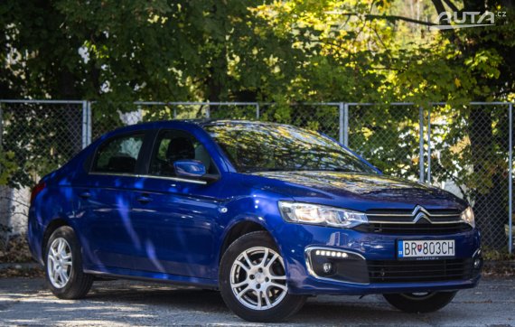 Citroën C-Elysée 1.2 PureTech Shine, 60kW (2018) / AJ NA SPLÁTKY / PROTIÚČET / 2018 modrá