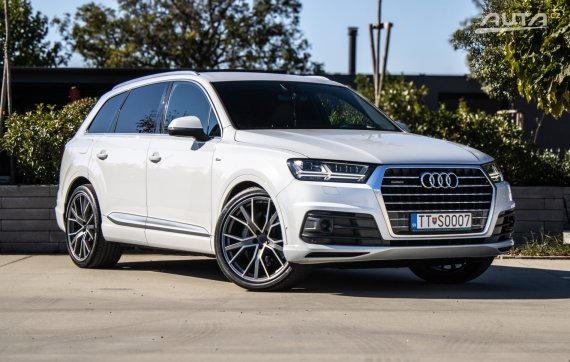 Audi Q7 3.0 TDI S-Line Quattro 200kW AT/8 2015 - 7 Miest / AJ NA SPLÁTKY / PROTIÚČET 2015 bílá