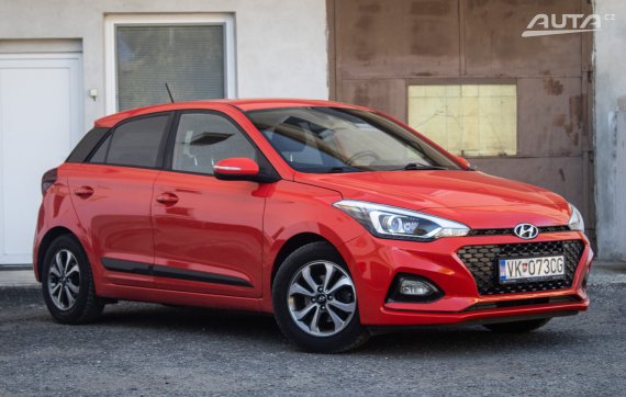 Hyundai i20 1.2i, Cool, 62kW (2019) / AJ NA SPLÁTKY / PROTIÚČET / 2019 červená