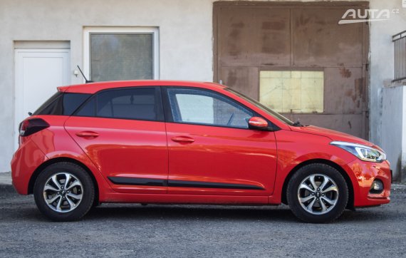 Hyundai i20 1.2i, Cool, 62kW (2019) / AJ NA SPLÁTKY / PROTIÚČET / 2019 červená