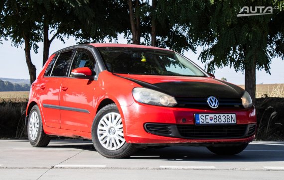 Volkswagen Golf 1.4, 59kW (2009) / AJ NA SPLÁTKY / PROTIÚČET / 2009 červená
