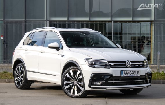 Volkswagen Tiguan 2.0TDI Highline 4Motion R-Line / 140kW / A7 / ZÁRUKA / AJ NA SPLÁTKY / PROTIÚČET 2018 bílá
