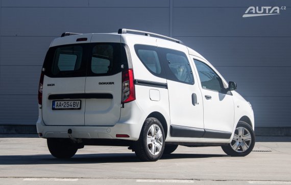 Dacia Dokker 1.3 TCe, 75kW (2020) / AJ NA SPLÁTKY / PROTIÚČET / 2020 bílá