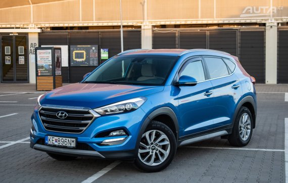 Hyundai Tucson 1.6 GDi, 97kW (2017) / AJ NA SPLÁTKY / PROTIÚČET / 2017 - hlavní pohled