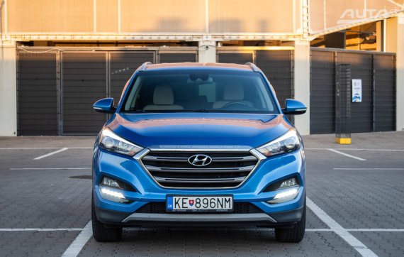 Hyundai Tucson 1.6 GDi, 97kW (2017) / AJ NA SPLÁTKY / PROTIÚČET / 2017 modrá