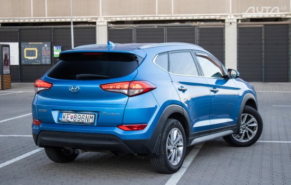 Hyundai Tucson 1.6 GDi, 97kW (2017) / AJ NA SPLÁTKY / PROTIÚČET / 2017 modrá