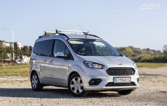 Ford Tourneo Courier 1.5 TDCi EcoBlue 55kW MT/6 2020 / AJ NA SPLÁTKY / PROTIÚČET 2020 šedá