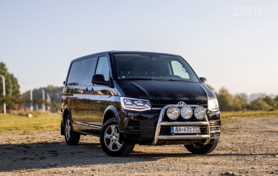 Volkswagen Transporter 2.0 TDI 103kW AT/7 2016 / AJ NA SPLÁTKY / PROTIÚČET 2016 černá