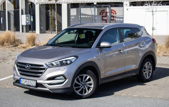 Hyundai Tucson 1.6 T-GDi 4x4 DCT 130kW (2015) / AJ NA SPLÁTKY / PROTIÚČET / 2015 - hlavní pohled