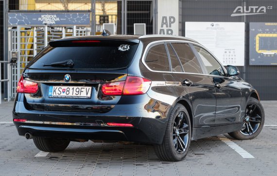 BMW Rad 3 Touring 320d xDrive, 135kW (2014) / AJ NA SPLÁTKY / PROTIÚČET / 2014 černá