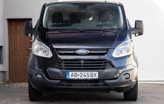 Ford Transit Custom 2.2 TDCi L1H1, 92kW (2014) / AJ NA SPLÁTKY / PROTIÚČET / 2014 černá