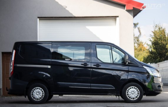 Ford Transit Custom 2.2 TDCi L1H1, 92kW (2014) / AJ NA SPLÁTKY / PROTIÚČET / 2014 černá