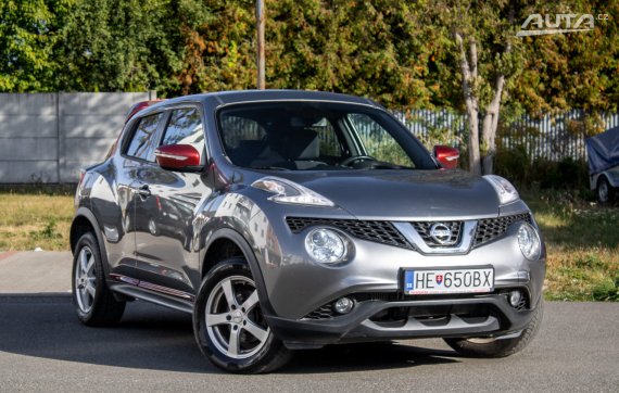 Nissan Juke 1.2 DIG-T 115 N-Connecta / 85kW / M6 / ZÁRUKA / AJ NA SPLÁTKY / PROTIÚČET 2016 šedá