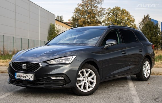 Seat Leon Sportstourer 1.0 eTSI Mild-Hybrid DSG, 81kW (2022) / AJ NA SPLÁTKY / PROTIÚČET / 2022 šedá