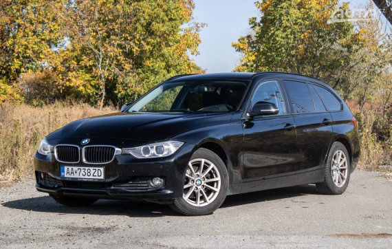 BMW Rad 3 Touring 318d, 105kW (2014) / AJ NA SPLÁTKY / PROTIÚČET / 2014 - hlavní pohled