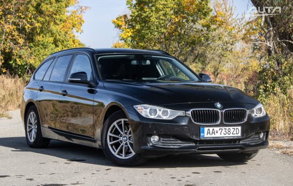 BMW Rad 3 Touring 318d, 105kW (2014) / AJ NA SPLÁTKY / PROTIÚČET / 2014 černá