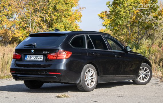 BMW Rad 3 Touring 318d, 105kW (2014) / AJ NA SPLÁTKY / PROTIÚČET / 2014 černá