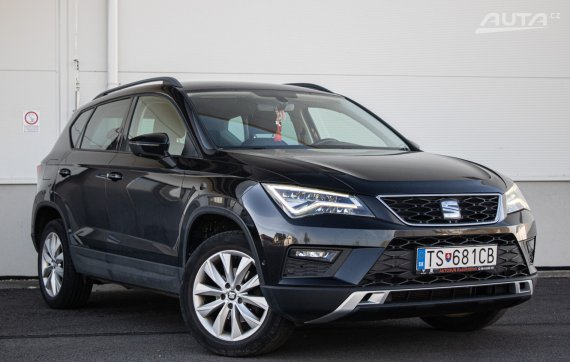 Seat Ateca 1.6 TDI DSG, 85kW (2019) / AJ NA SPLÁTKY / PROTIÚČET / 2019 černá
