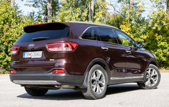 Kia Sorento 2.2 CRDi VGT Platinum 4WD A/T, 147kW (2018) / AJ NA SPLÁTKY / PROTIÚČET / 2018 červená