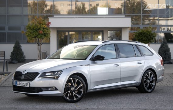 Škoda Superb Combi 2.0 TDI 4x4 Sportline DSG / 140kW / A7 / ZÁRUKA / AJ NA SPLÁTKY / PROTIÚČET 2018 - hlavní pohled