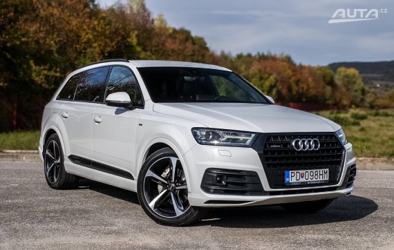 Audi Q7 3.0 TDI Quattro S-Line 200kW 2018 / AJ NA SPLÁTKY / PROTIÚČET 2018 bílá
