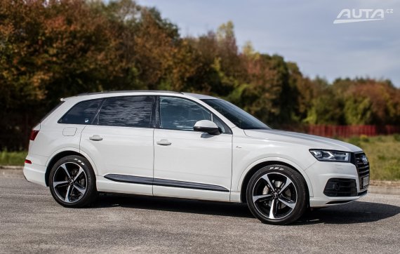 Audi Q7 3.0 TDI Quattro S-Line 200kW 2018 / AJ NA SPLÁTKY / PROTIÚČET 2018 bílá