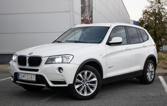 BMW X3 xDrive20d, 135kW (2013) / AJ NA SPLÁTKY / PROTIÚČET / 2013 bílá