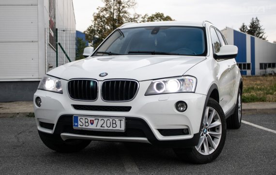 BMW X3 xDrive20d, 135kW (2013) / AJ NA SPLÁTKY / PROTIÚČET / 2013 bílá
