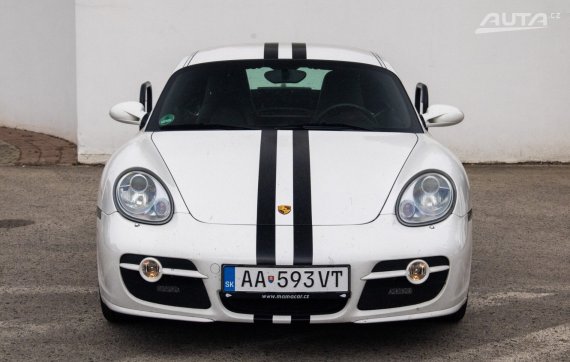 Porsche Cayman S 3.4, 217 kW, M6, 2d. / AJ NA SPLÁTKY / PROTIÚČET / 2006 bílá