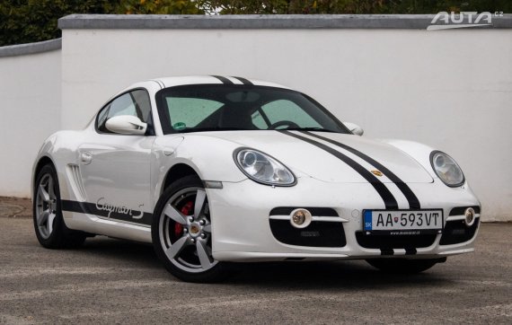Porsche Cayman S 3.4, 217 kW, M6, 2d. / AJ NA SPLÁTKY / PROTIÚČET / 2006 bílá