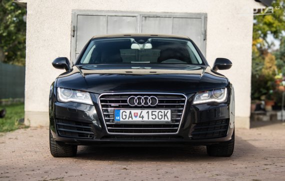 Audi A7 3.0 TDI Quattro 180kW AT/7 2011 / AJ NA SPLÁTKY / PROTIÚČET 2011 černá