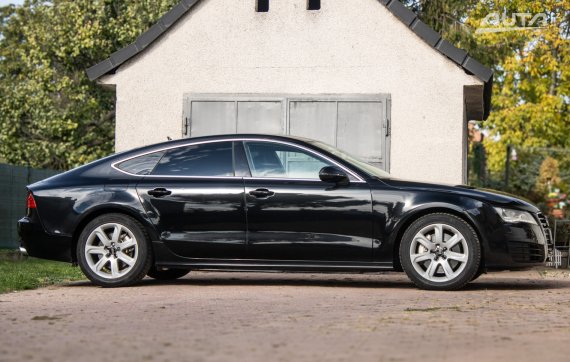 Audi A7 3.0 TDI Quattro 180kW AT/7 2011 / AJ NA SPLÁTKY / PROTIÚČET 2011 černá