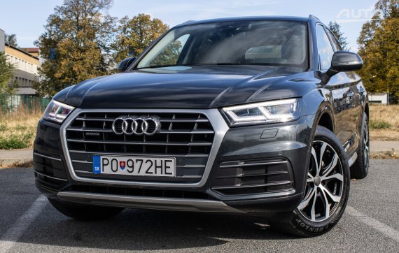 Audi Q5 2.0 TDI quattro S tronic, 140kW (2017) / AJ NA SPLÁTKY / PROTIÚČET / 2017 šedá