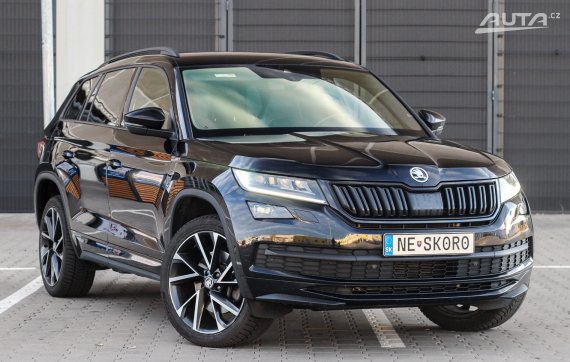 Škoda Kodiaq 2.0 TSI Sportline 4x4 DSG, 140kW (2020) / AJ NA SPLÁTKY / PROTIÚČET / 2020 černá