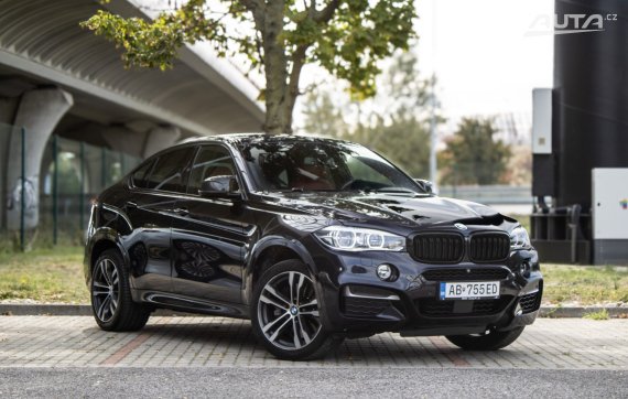 BMW X6 xDrive M50d 280kW AT/8 2015 / AJ NA SPLÁTKY / PROTIÚČET 2015 černá