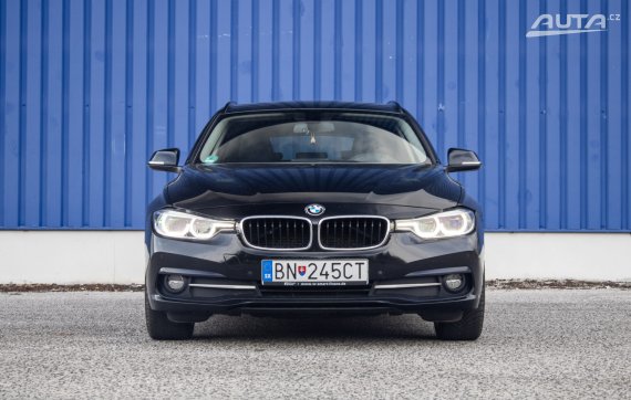 BMW Rad 3 Touring 320d A/T, 140kW (2018) / AJ NA SPLÁTKY / PROTIÚČET / 2018 černá