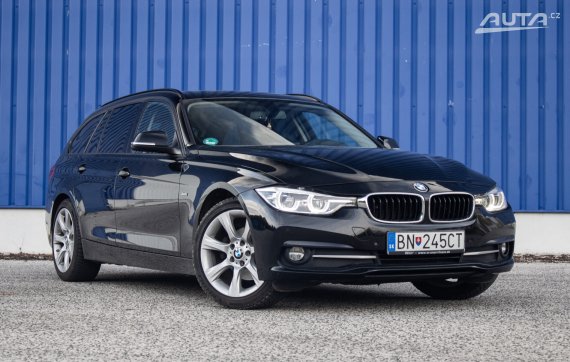 BMW Rad 3 Touring 320d A/T, 140kW (2018) / AJ NA SPLÁTKY / PROTIÚČET / 2018 černá